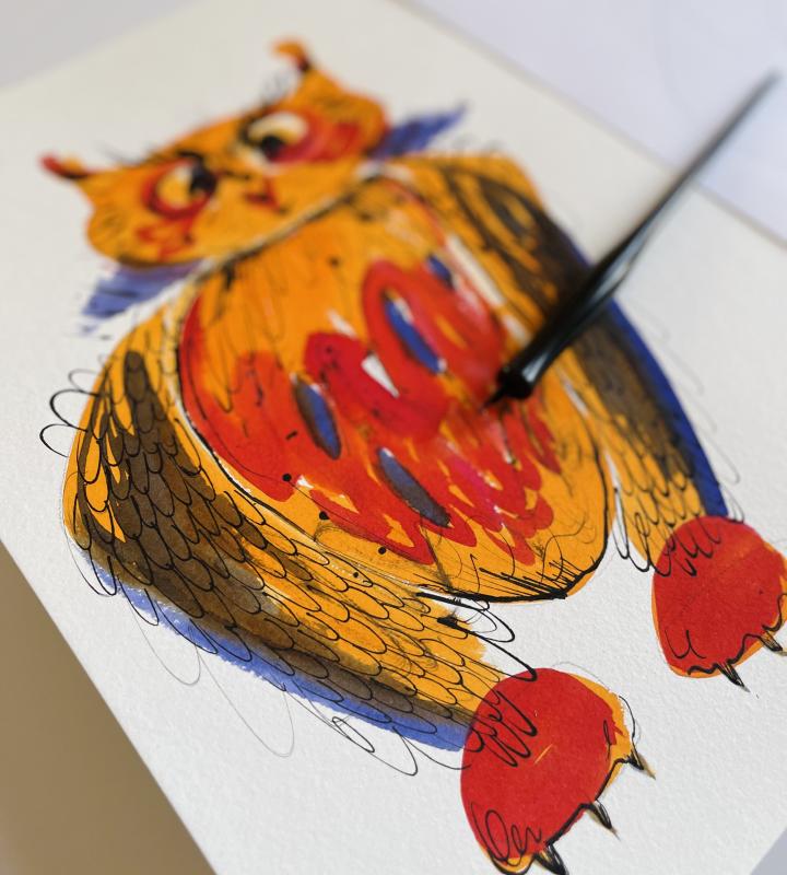 Plume de hibou