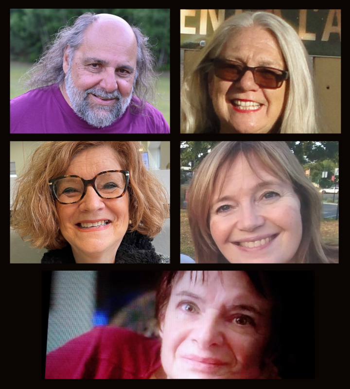 Claude Gagné, Lorraine Pouliot, Madeleine Mercier, Véronique Coignet et Sylvie Froment