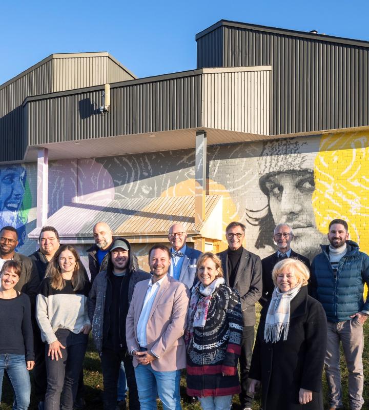 Ville de Repentigny - Dévoilement de la murale hommage Karl Tremblay