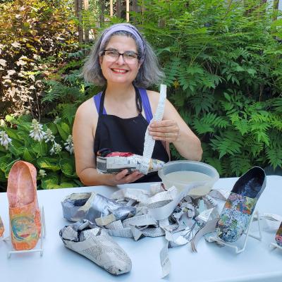 La magie du papier mâché avec Talleen Hacikyan
