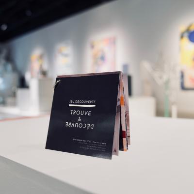 Jeu-découverte en salle d’exposition Trouve et découvre