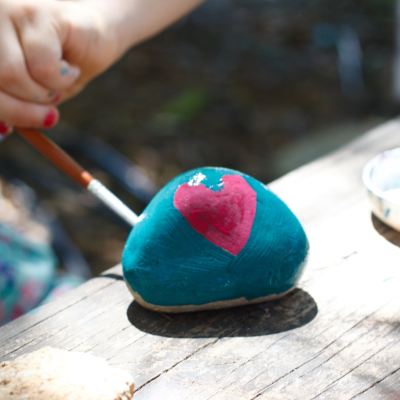 Peinture sur roche