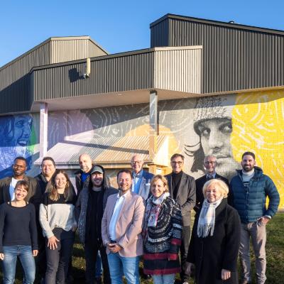Ville de Repentigny - Dévoilement de la murale hommage Karl Tremblay