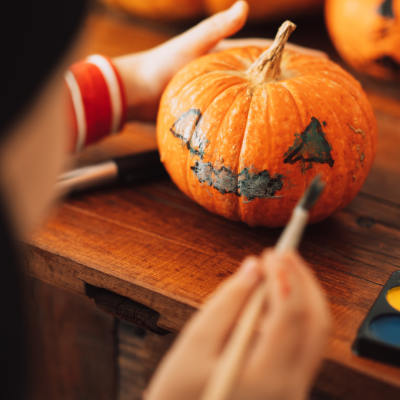 Atelier de décoration de citrouilles d'Halloween